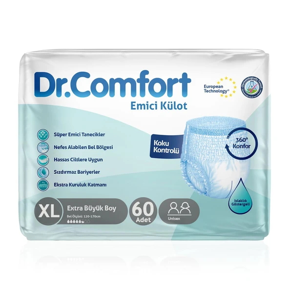 Dr. Comfort Emici Külot XL-Extra Large Beden 60 Adet ürün görseli 1