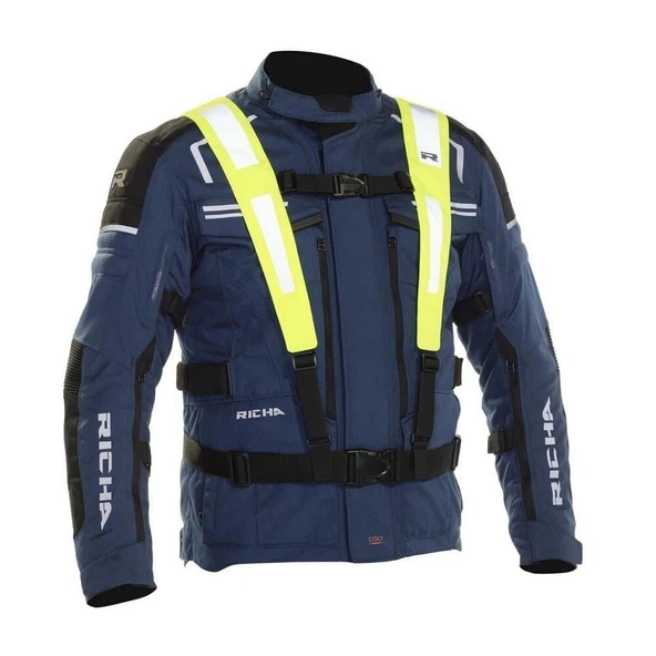 Safety Belt Vest Fosforlu Sarı Güvenlik Motosiklet Yelek Fluo Sarı 650 ürün görseli 1