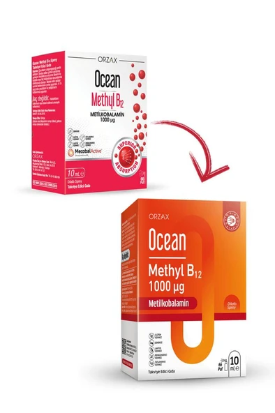 Ocean Methyl B12 1000 Mcg 10 Ml- YENİ AMBALAJ ürün görseli 1