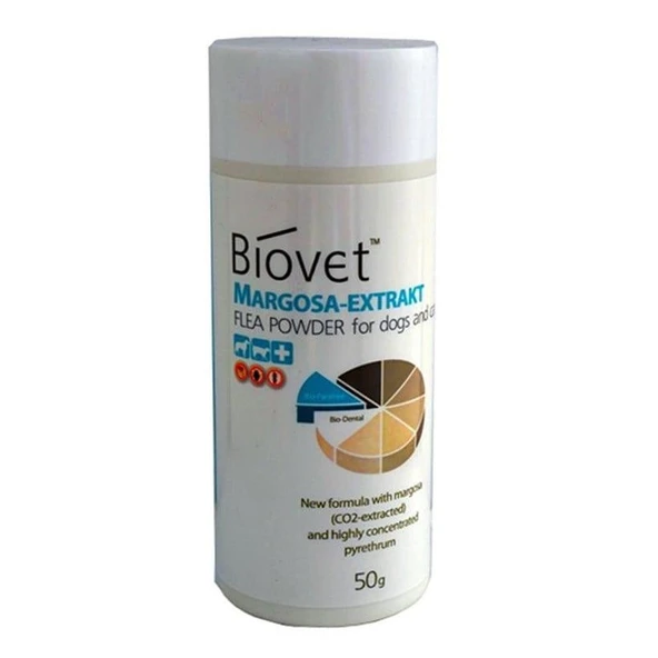 Biovet Kedi Köpek Bitkisel Parazit Tozu 50 gr ürün görseli 1