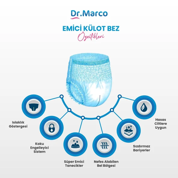 Dr. Marco Emici Külot M-Medium Beden 120 Adet - Resim 2