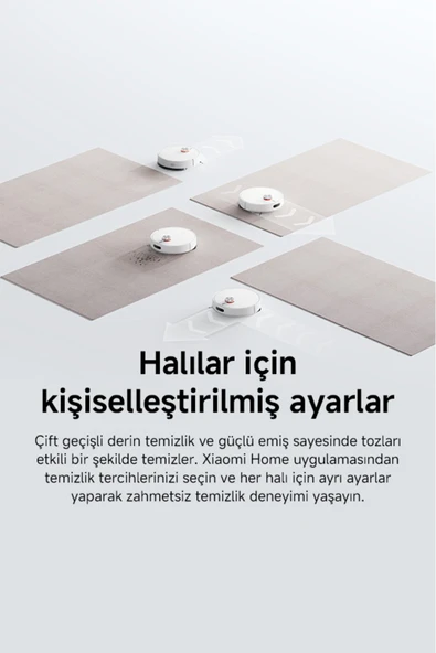 Xiaomi Robot Vacuum S40 Robot Süpürge White - Resim 10