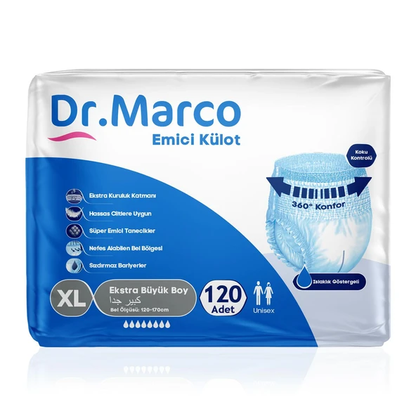 Dr. Marco Emici Külot XL-Extra Large Beden 120 Adet ürün görseli 1