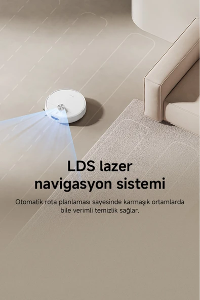 Xiaomi Robot Vacuum S40 Robot Süpürge White - Resim 8