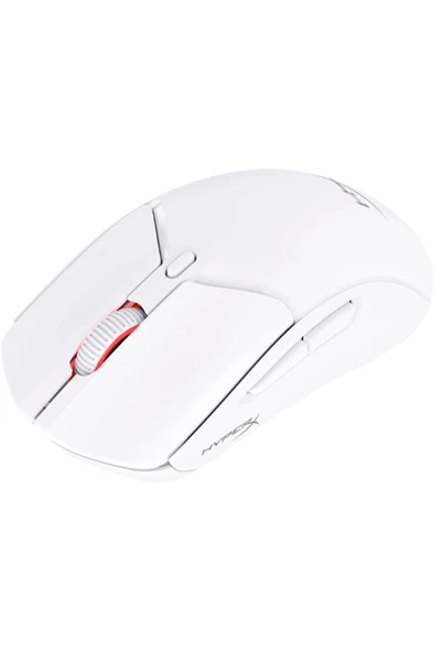 HyperX Pulsefire Haste 2 Beyaz Makrolu Şarjlı Optik Kablolu/Kablosuz Oyuncu Mouse ürün görseli 1