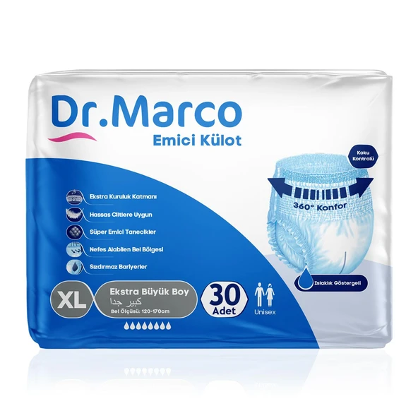 Dr. Marco Emici Külot XL-Extra Large Beden 30 Adet ürün görseli 1