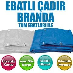 Nakpilsa Ebatlı Lamineli Su - Kar Geçirmez Pvc Branda 12x15 ürün görseli 1