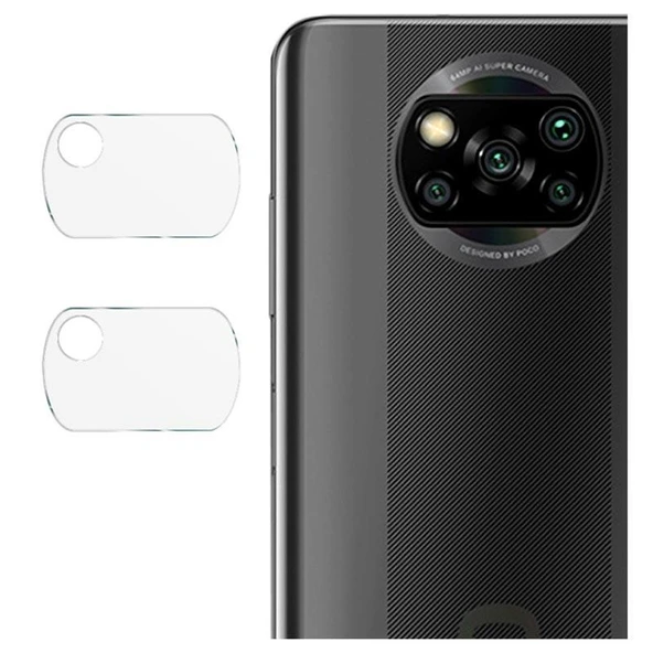 ECRMOBILE Xiaomi Poco X3 Pro Nano Cam Kamera Lens Koruyucu (2 Adet) ürün görseli 1