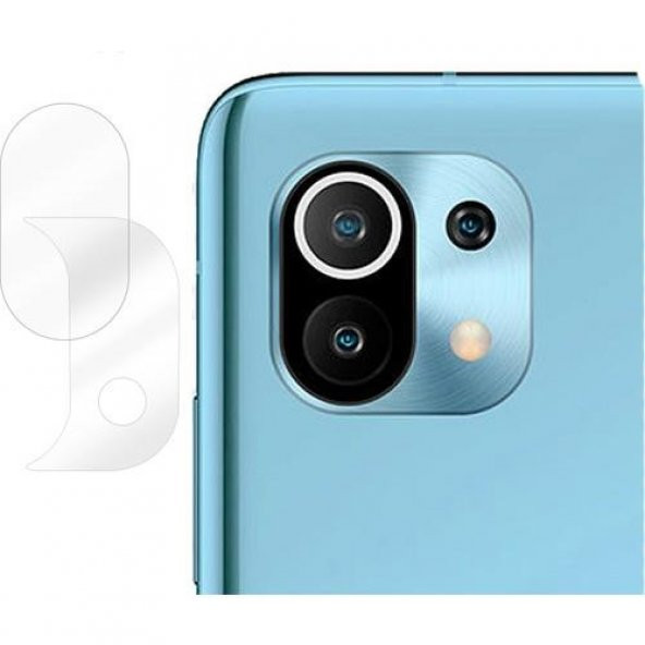 ECRMOBILE Xiaomi Mi 11 Lite Nano Cam Kamera Lens Koruyucu (2 Adet) ürün görseli 1