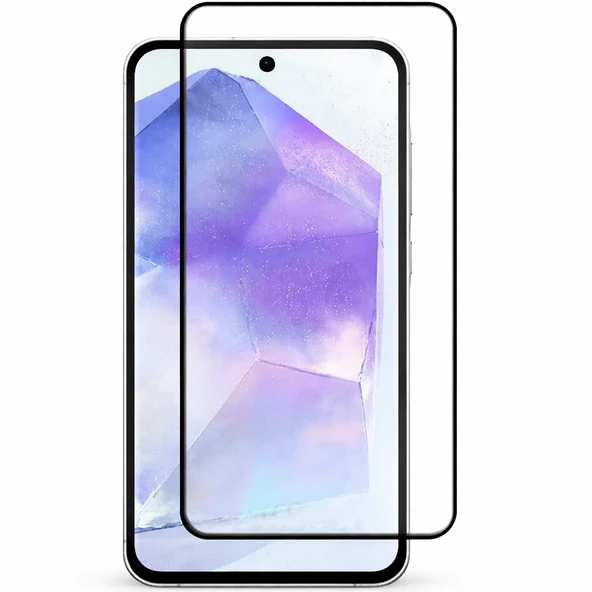 Samsung Galaxy A55 5G / A35 5G Uyumlu Anti Statik Ekran Koruyucu Toz Tutmayan Kırılmaz Cam ürün görseli 1