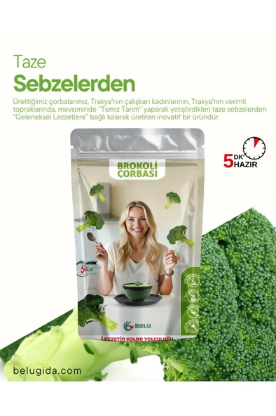 Belu Brokoli Çorbası - Resim 3