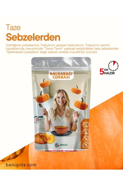 Belu Bal Kabağı Çorbası - Resim 4