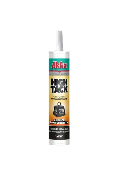 Akfix AMS55 290 ml High Tack Beyaz Korniş Silikonu ürün görseli 1
