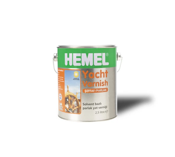 Hemel Yat Verniği Parlak Şeffaf 2,5 Lt ürün görseli 1