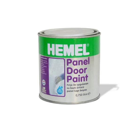 Hemel Panel Door Paint Polar White Amerikan Panel Kapı Boyası Beyaz 0,75 Lt ürün görseli 1