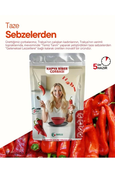 Belu Kapya Biber Çorbası Ruşeymli - Resim 4