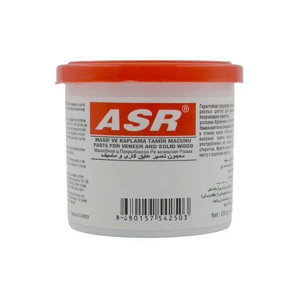 ASR Ahşap Mobilya Masif ve Kaplama Tamir Macunu 200 gr Ceviz ürün görseli 1