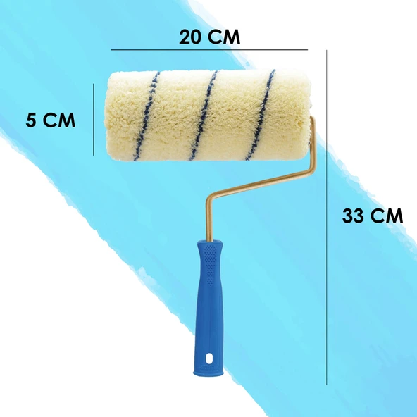Hemel Polar White Amerikan Panel Kapı Boyama Seti 5 Parça - Resim 3