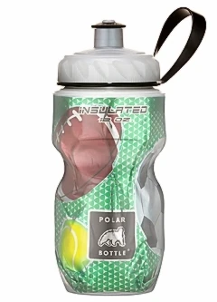 Polar Bottle Insulated Graphic Termos 0.35 Litre-YEŞİL ürün görseli 1
