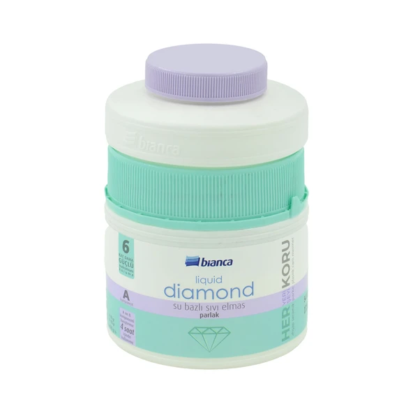 Bianca Liquid Diamond (Sıvı Elmas) Parlak Su Bazlı Vernik 600 ml ürün görseli 1