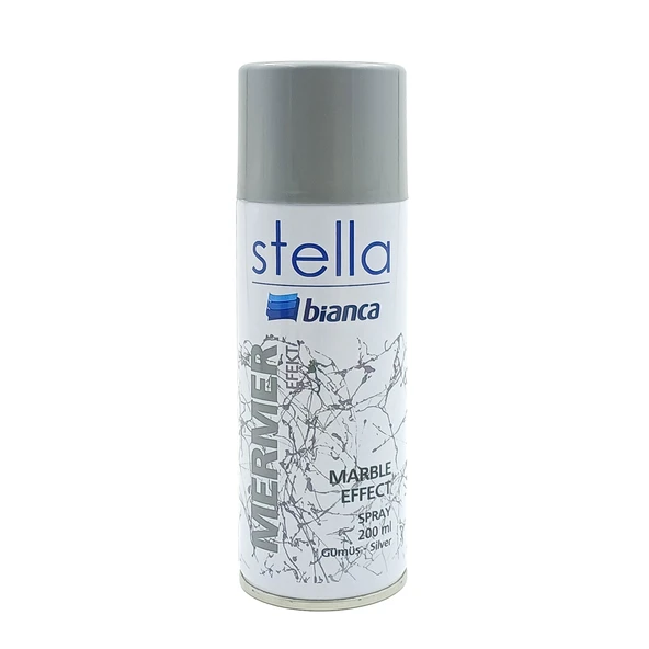 Stella Mermer Efekt Spreyi 200Ml Gümüş ürün görseli 1