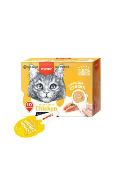 Tavuklu Kaşık Krema Kedi Ödül Maması 10x16 gr ürün görseli 1