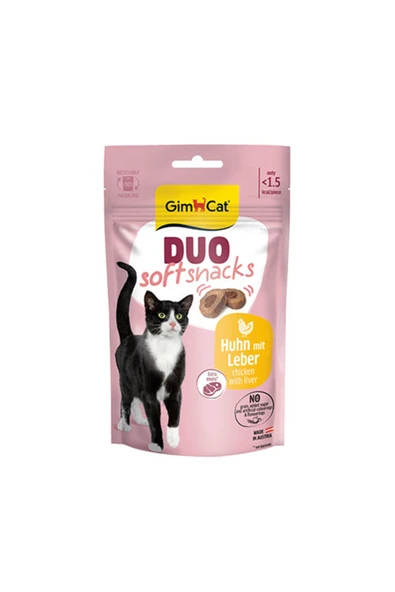 Duo Soft Shacks Tavuklu ve Ciğerli Kedi Ödül Maması 50 Gr ürün görseli 1