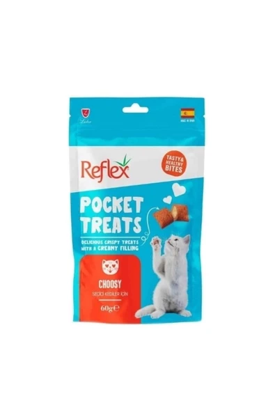 Pocket Treats Tavuklu Seçici Kediler için Kedi Ödül Maması 60 Gr ürün görseli 1