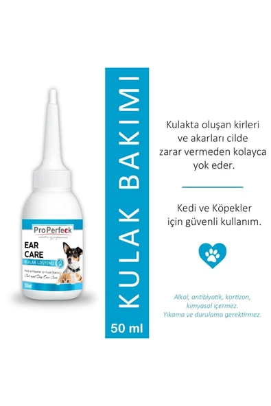 Kedi Ve Köpek Kulak Temizleme Losyonu 50 ml ürün görseli 1