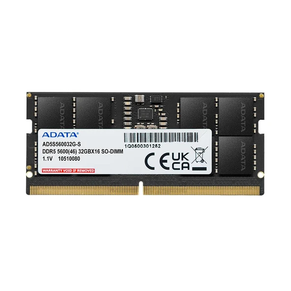 Adata 32Gb Ddr5 5600Mhz 262Pin 1.1V Notebook Ram ürün görseli 1