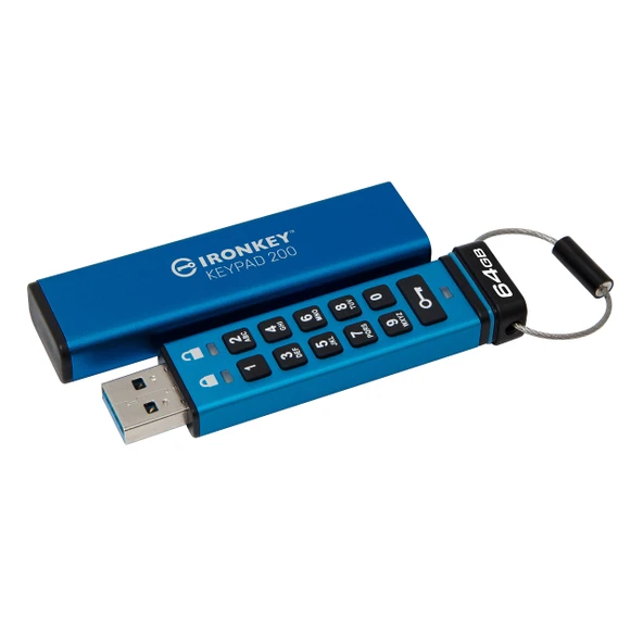İkkp200-64Gb 64Gb İronkey Keypad 200, Fips 140-3 Lvl 3 (Pending) Flash Bellek ürün görseli 1