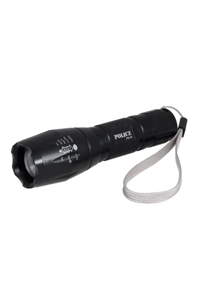 Cree T6 Led + Zoom Şarj Edilebilir El Feneri Ps-44 ürün görseli 1