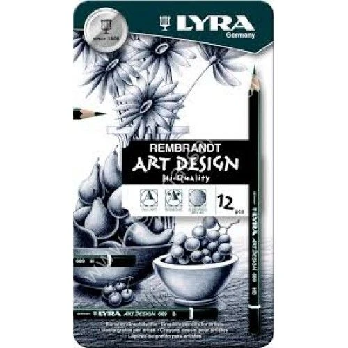 Lyra Rembrant Art Design Karakalem Seti 12'li Art no:1111120 ürün görseli 1