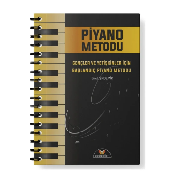 PİYANO METODU GENÇLER VE YETİŞKİNLER İÇİN BAŞLANGIÇ PİYANO METODU BİROL IŞIKDEMİR ürün görseli 1