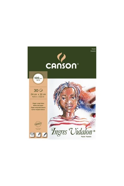 Canson Ingres Vidalon Pastel Defteri 24x32cm 100gr 30 Yaprak ürün görseli 1