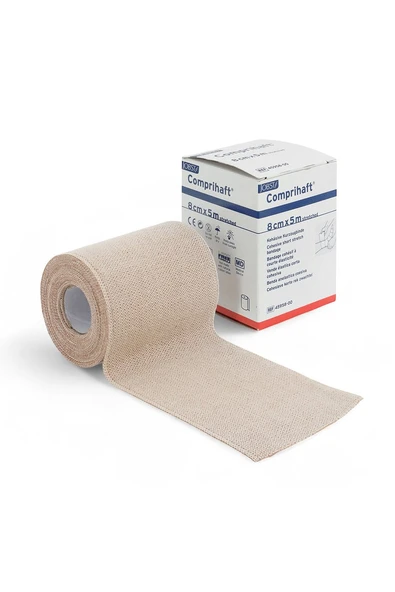 Jobst Comprihaft 8cm x 5m Kendinden Yapışkanlı Kısa Germe Kompresyon Bandajı ürün görseli 1