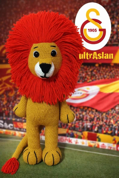 Amigurumi Aslan Bebek  %100 El Emeği Örgü Oyuncak ürün görseli 1