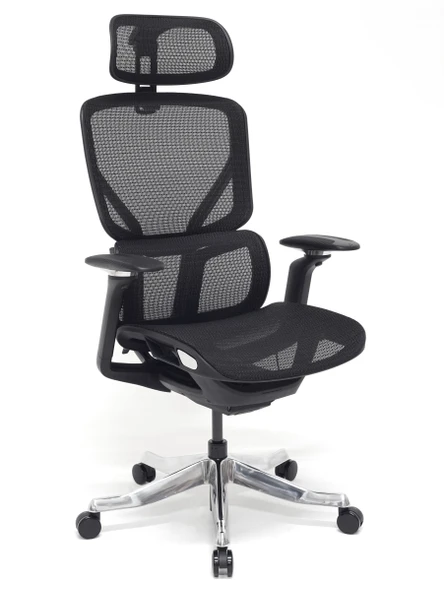 Zeon Büro Ofis Sistemleri // Comfort Aden Black Yönetici Koltuğu Ofis Çalışma Koltuğu ürün görseli 1
