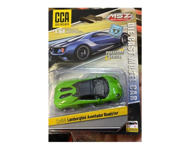 CCA Premium Series Lamborghini Aventador Roadster Yeşil 1/64 Model Araba ürün görseli 1