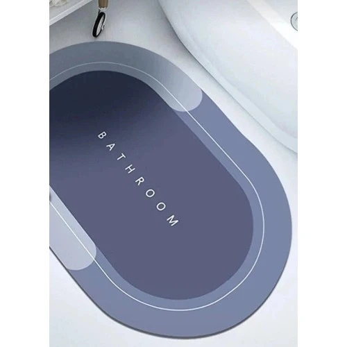 HERŞEYTREND Süper Su Emici Kaymaz Tabanlı Nappa Banyo Paspası ürün görseli 1