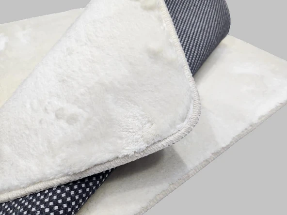 BANYO PASPASI 2'Lİ SET SET PUFF KREM - Resim 3