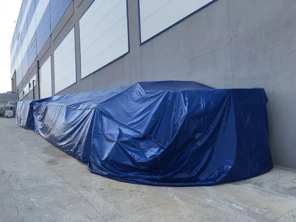 Abk Plastik Su Geçirmez Pvc Ebatlı Branda 5m x 5m - Resim 4