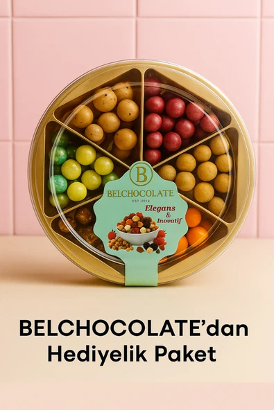 belchocolate 6'lı Leblebili Tatlar Draje Seti - 300 Gr ürün görseli 1