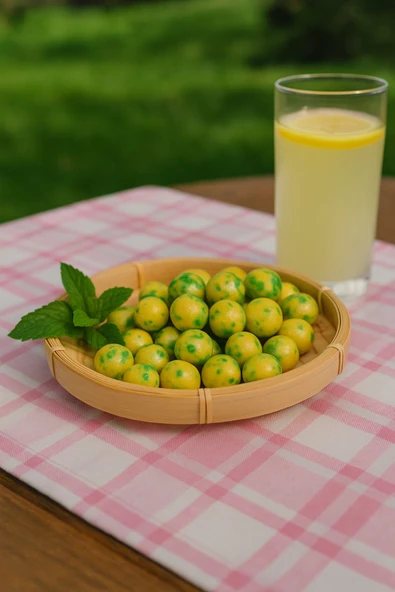 belchocolate Nane Limonlu İnci Leblebi Draje -200 Gr. ürün görseli 1