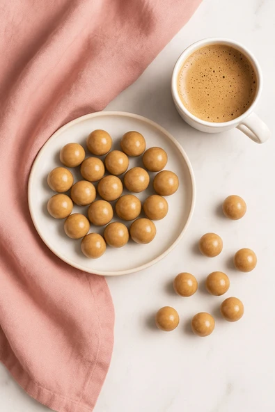 belchocolate Fildişi Beyaz Mokka Leblebi Draje - 200 Gr. ürün görseli 1