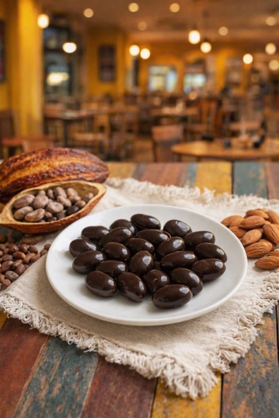belchocolate Bitter Badem - 150 Gr. - Resim 2