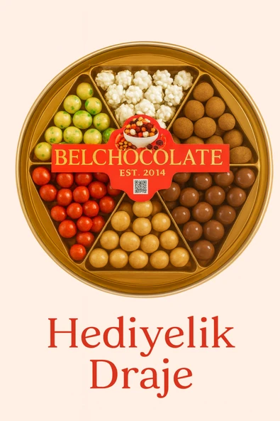 belchocolate 6'lı Leblebili Tatlar Hediyelik Draje Seti - 300 Gr ürün görseli 1