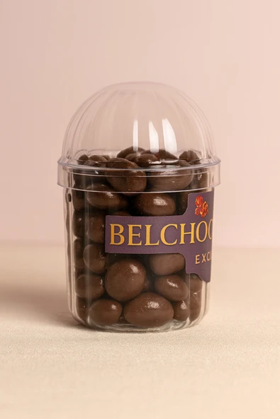 belchocolate Kristal Plastik Pinterest Baharatlık İçinde Çikolata Kraker Draje ve Beyaz Kaşığı - 150 Gr. ürün görseli 1