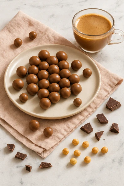 belchocolate Çikolatalı Mokka Leblebi Draje - 200 Gr. ürün görseli 1