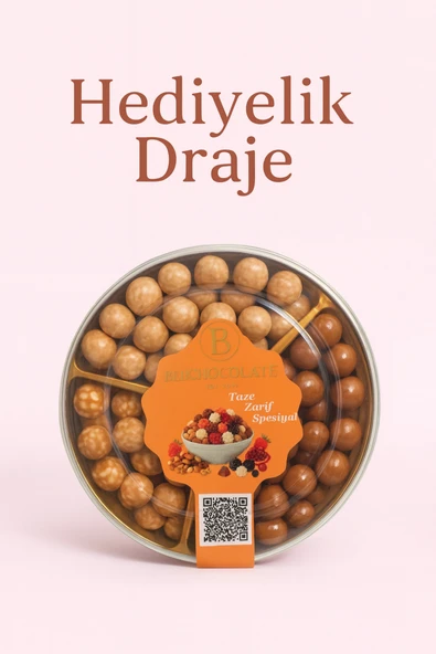 belchocolate 3'lü Leblebili Tatlar Hediyelik Draje Seti - 150 Gr ürün görseli 1